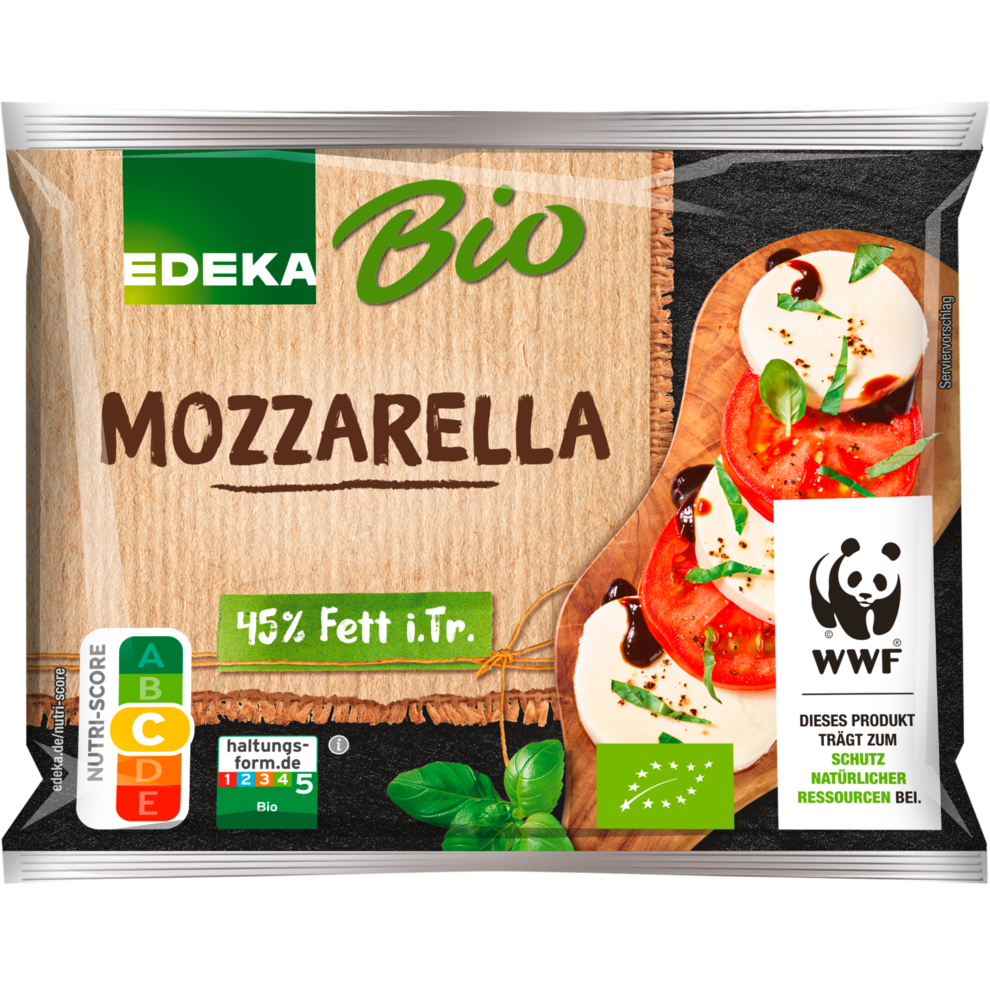 Mozzarella 45% Fett i. Tr.