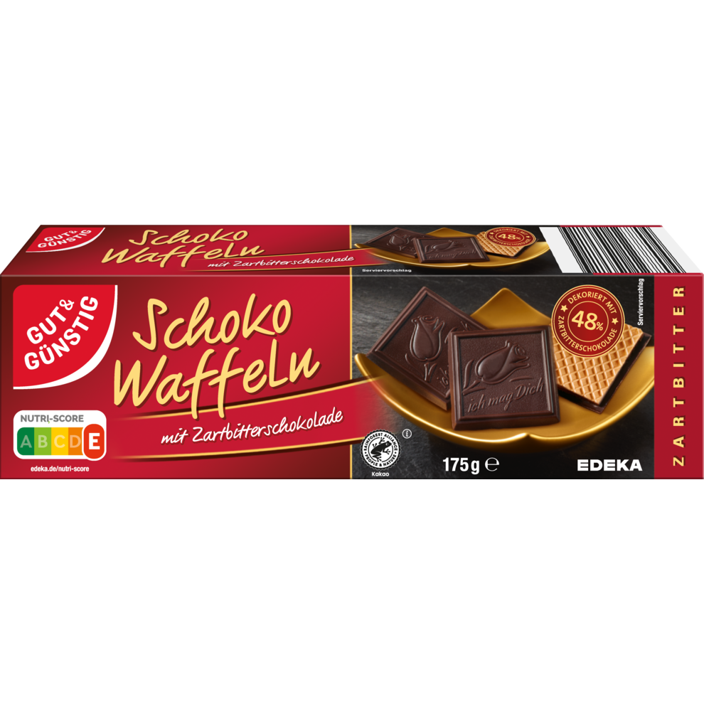 Schoko Waffeln Zartbitter