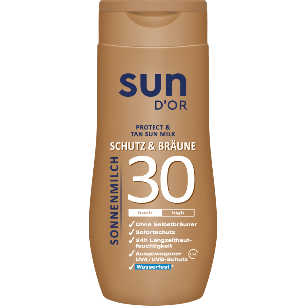 Sonnenmilch Schutz & Bräune LSF 30 hoch
