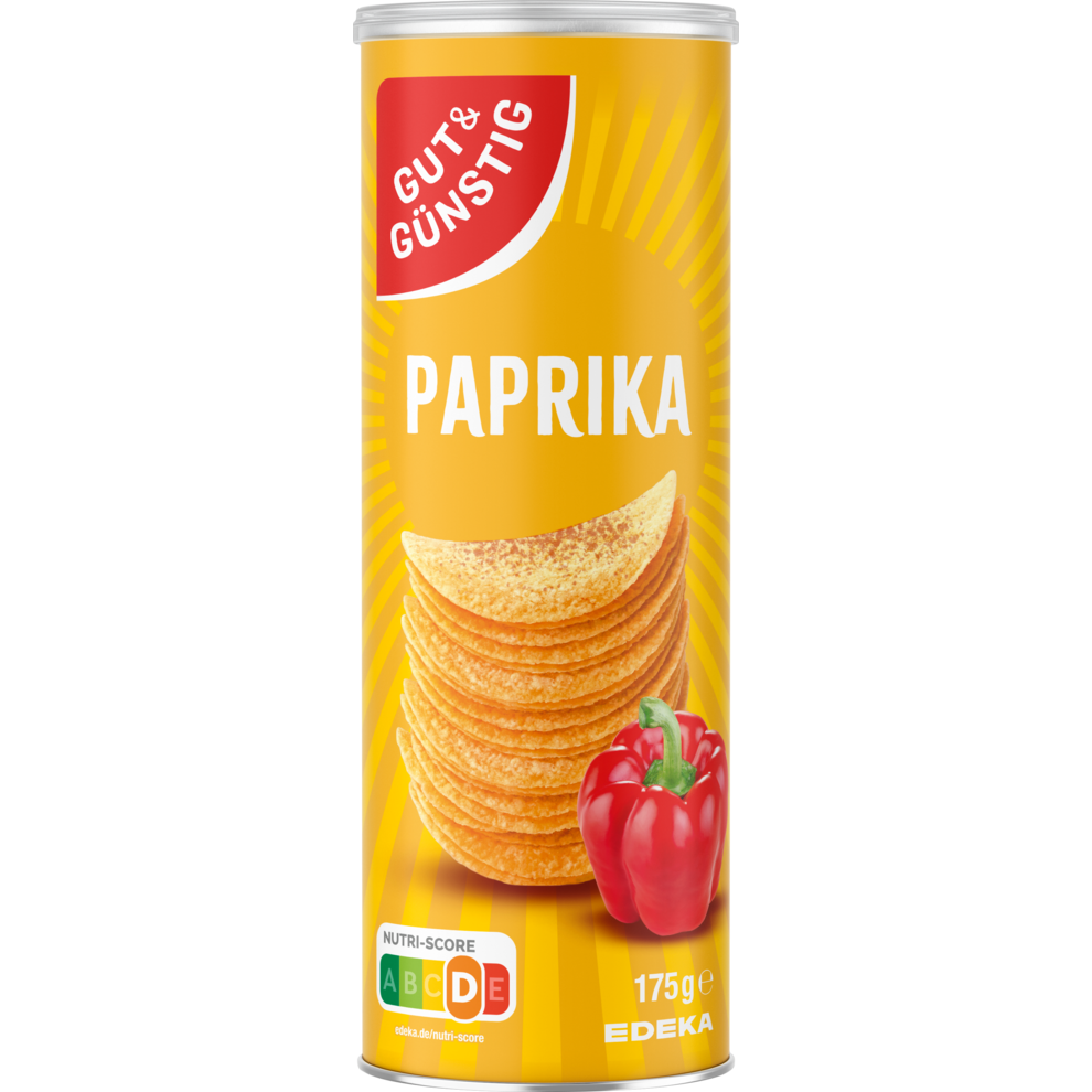 Stapelchips Paprika