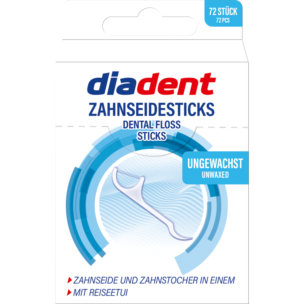 Zahnseidesticks ungewachst