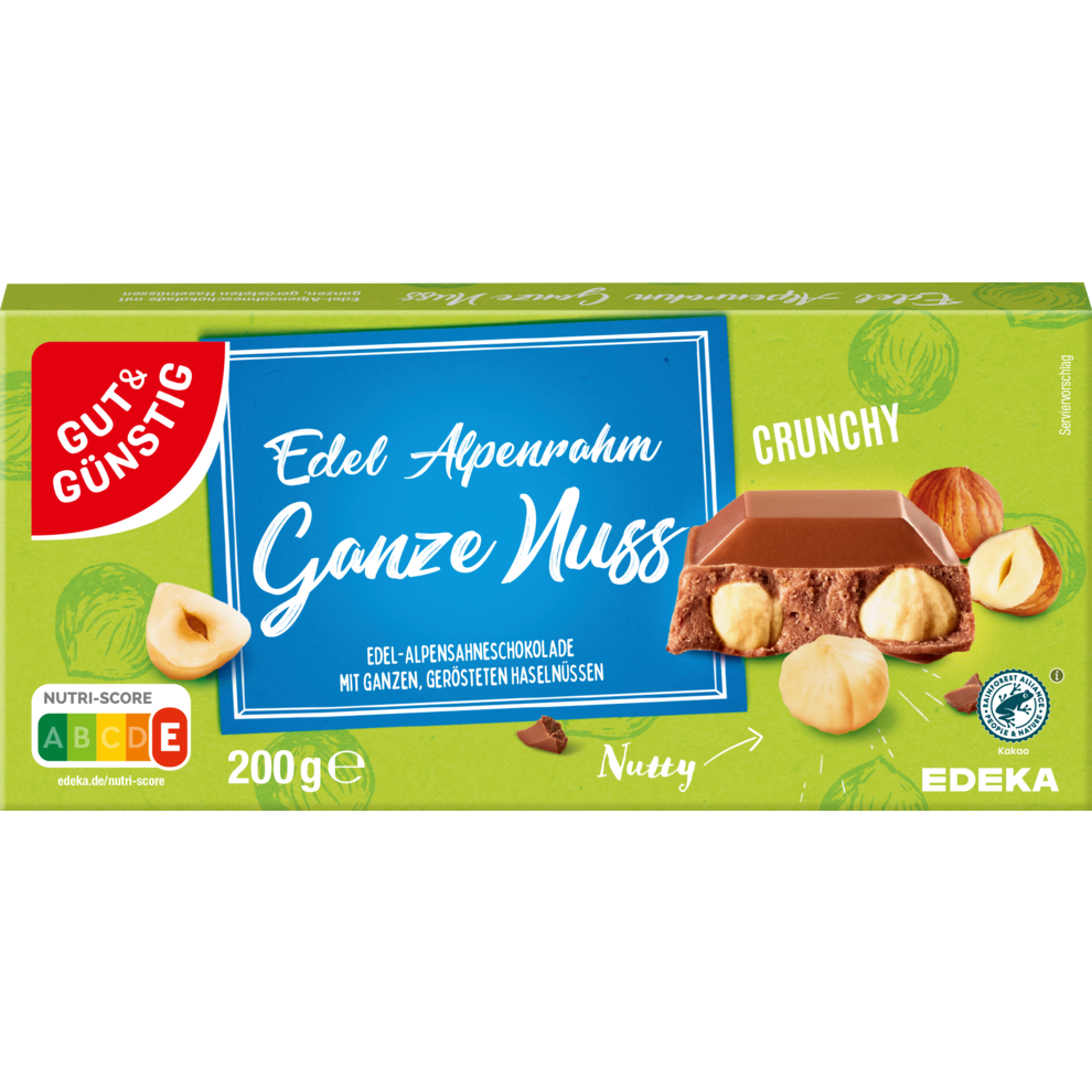 Edel Alpenrahm Ganze Haselnuss