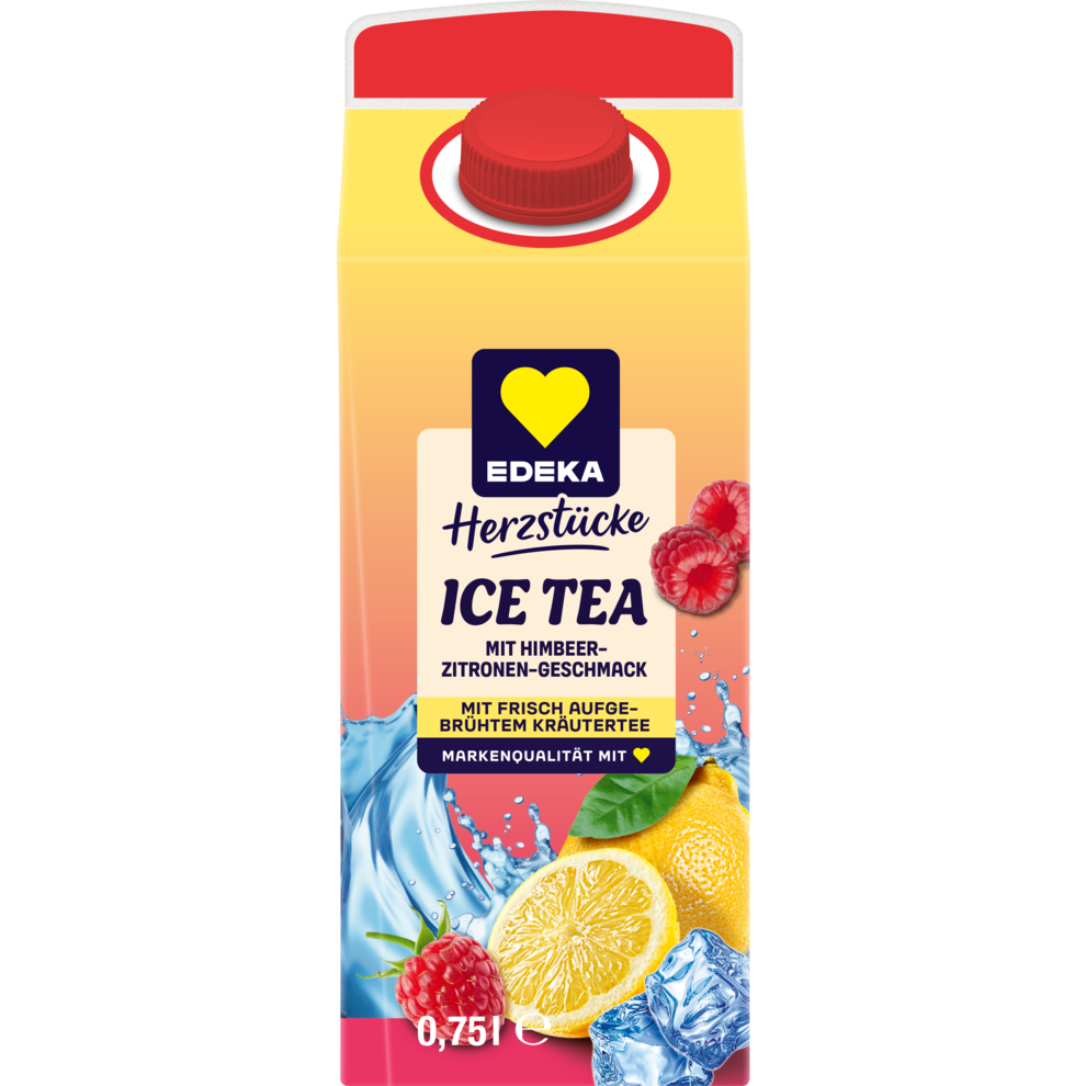 Ice Tea Zitrone-Himbeere