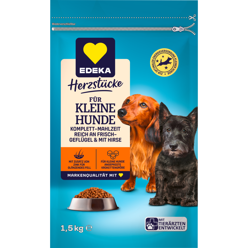 Kleine Hunde Geflügel & mit Hirse