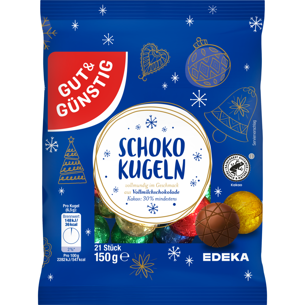 Massive Schokokugeln