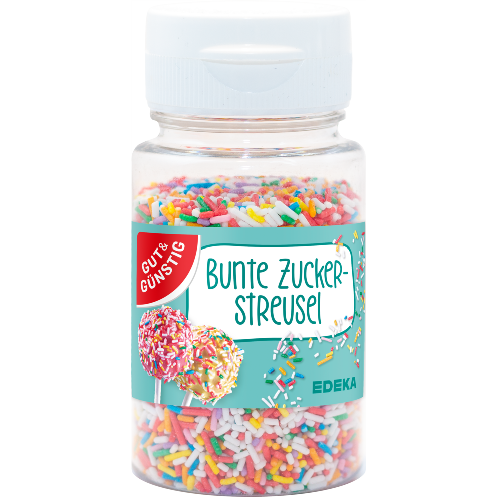 Bunte Zuckerstreusel