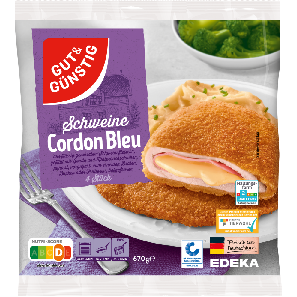 Schweine-Cordon-Bleu