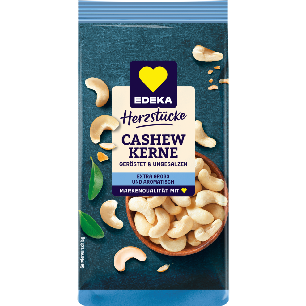 Cashewkerne, geröstet & ungesalzen