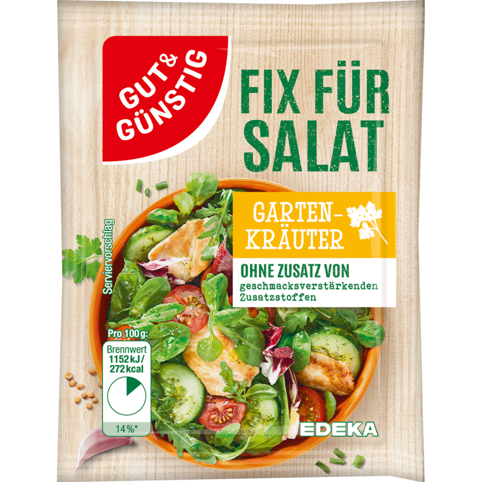 Fix für Salat, Gartenkräuter
