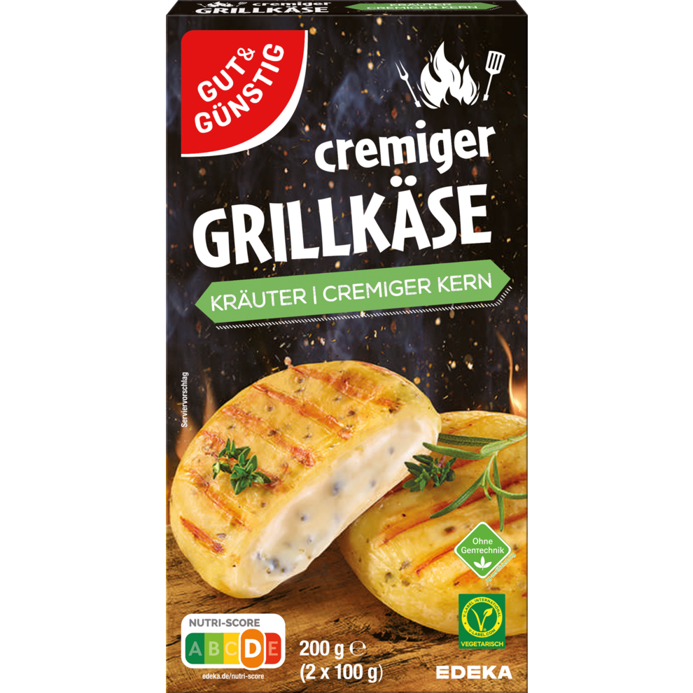 Cremiger Grillkäse Kräuter