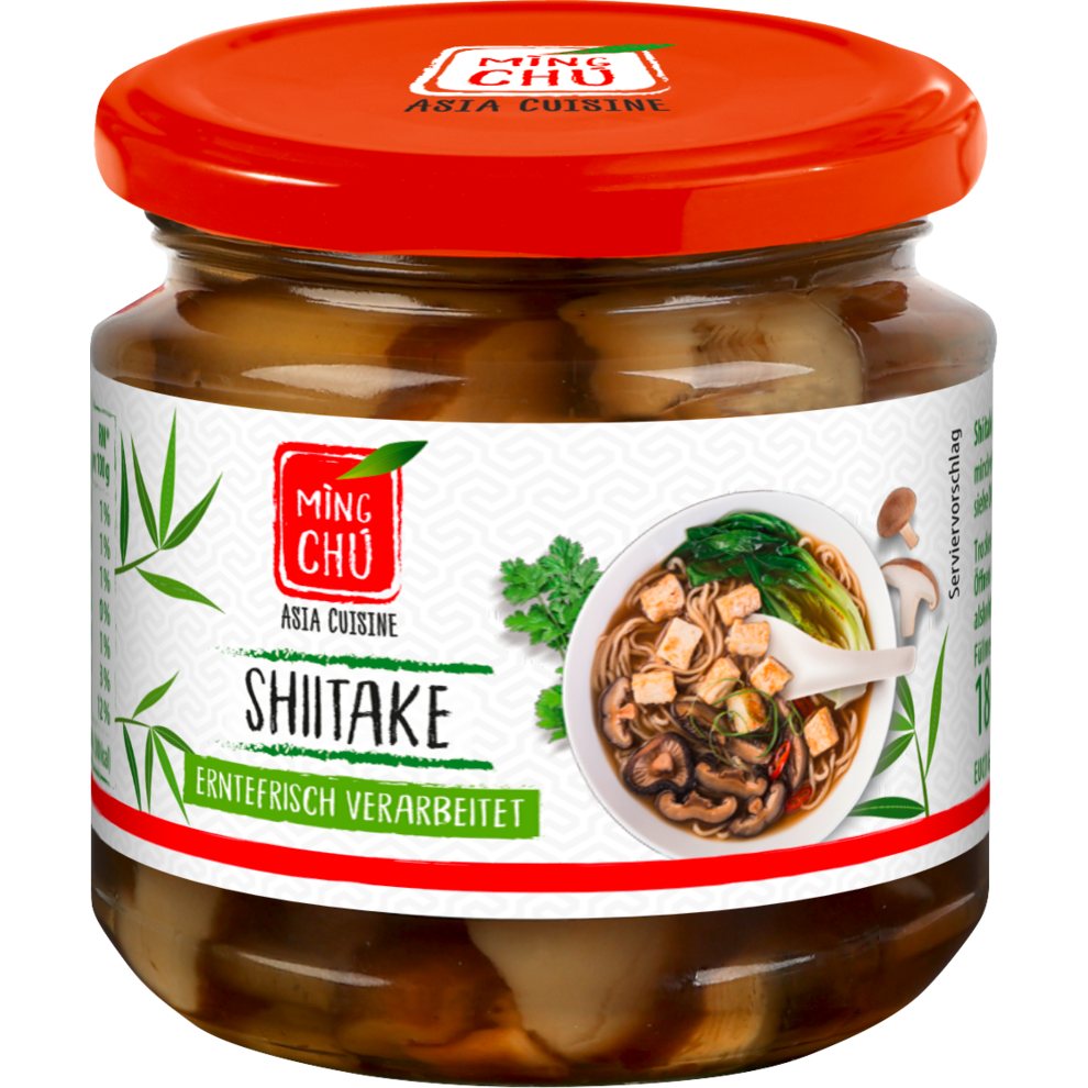 Shiitake geschnitten