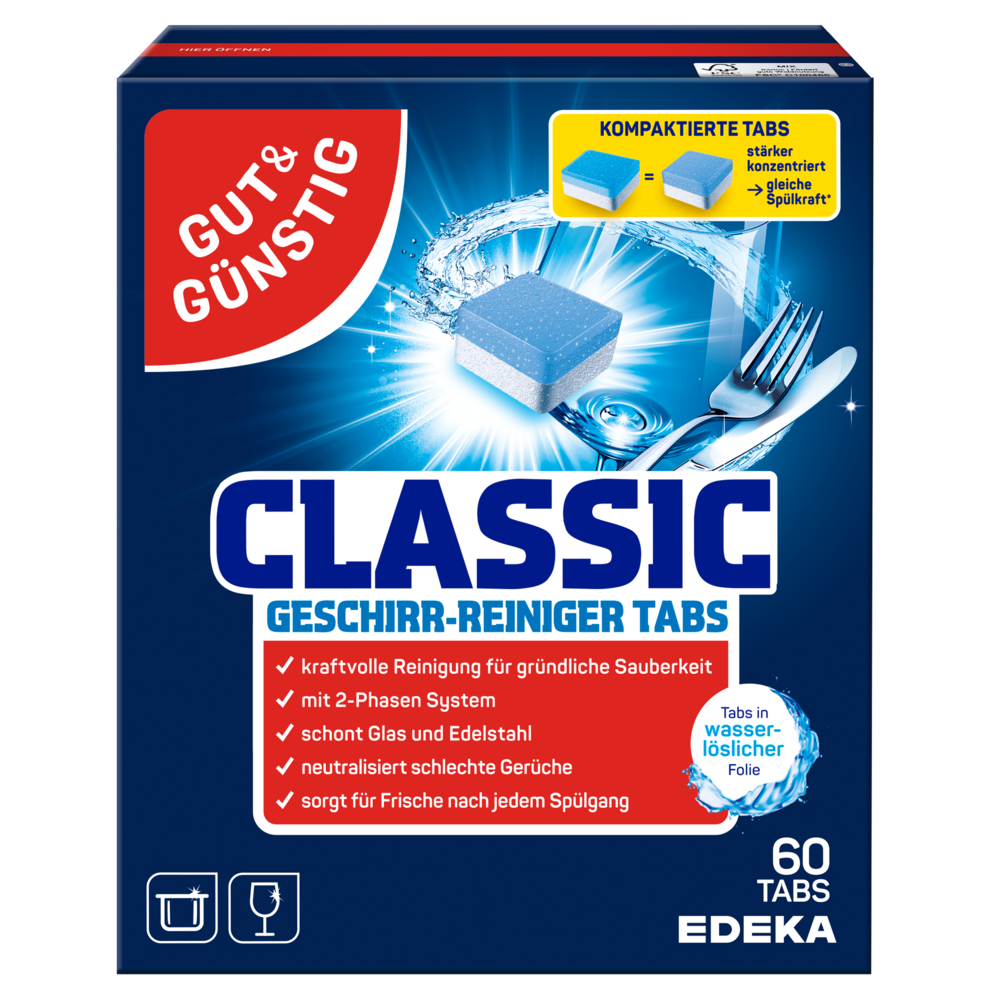 Classic Geschirr-Reiniger Tabs