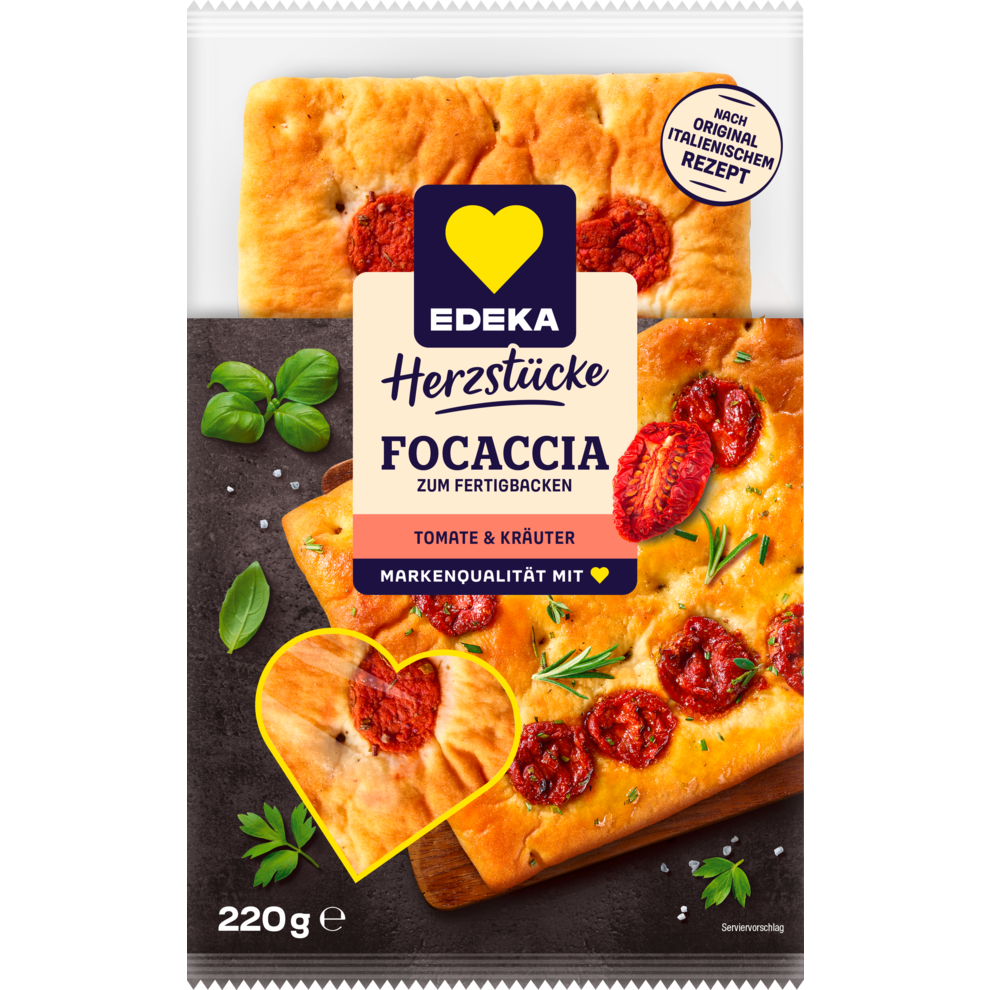 Focaccia Tomate Kräuter