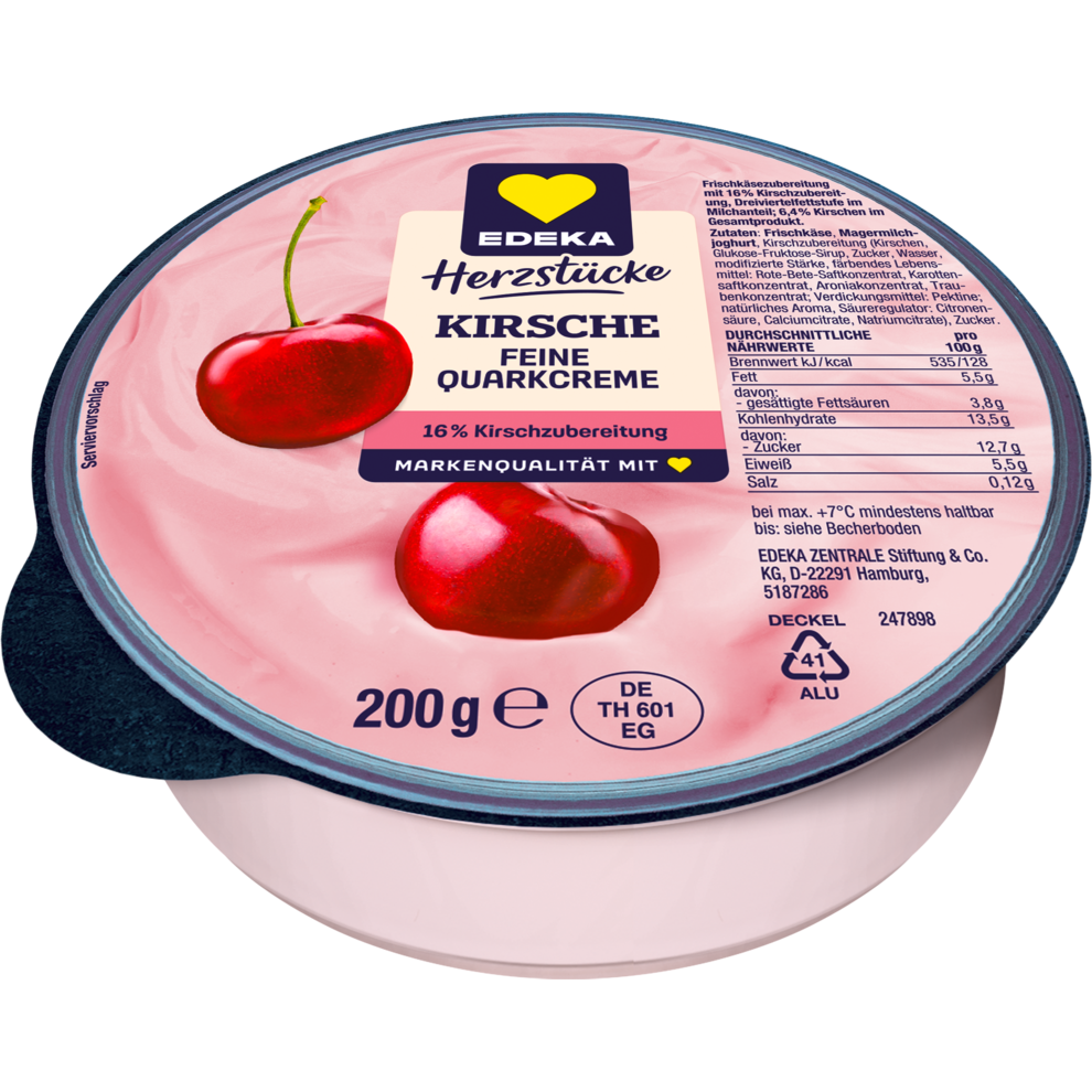 Feine Quarkcreme Kirsch