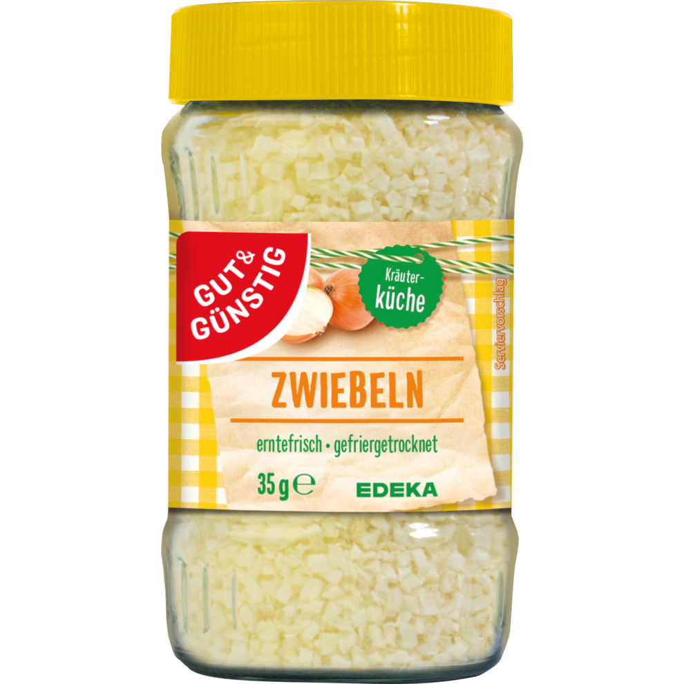 Zwiebeln gefriergetrocknet