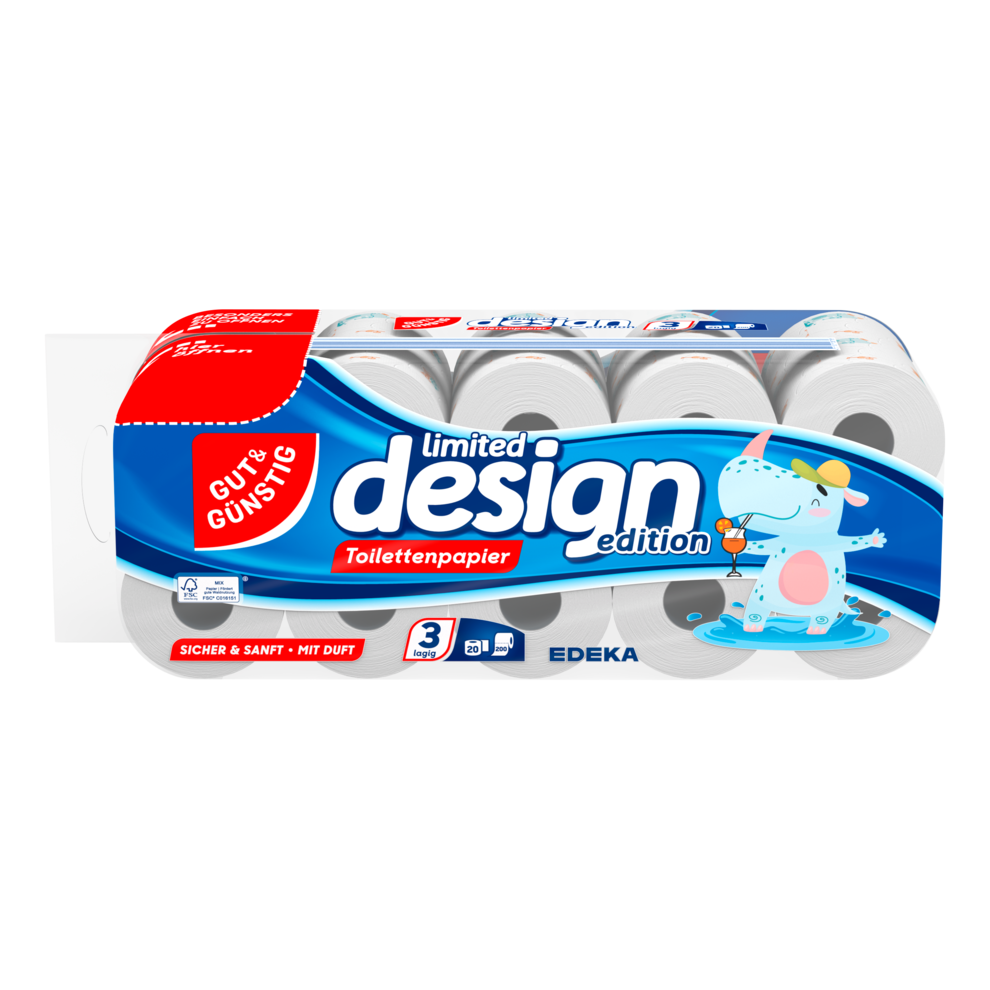 Toilettenpapier Limited Design Edition