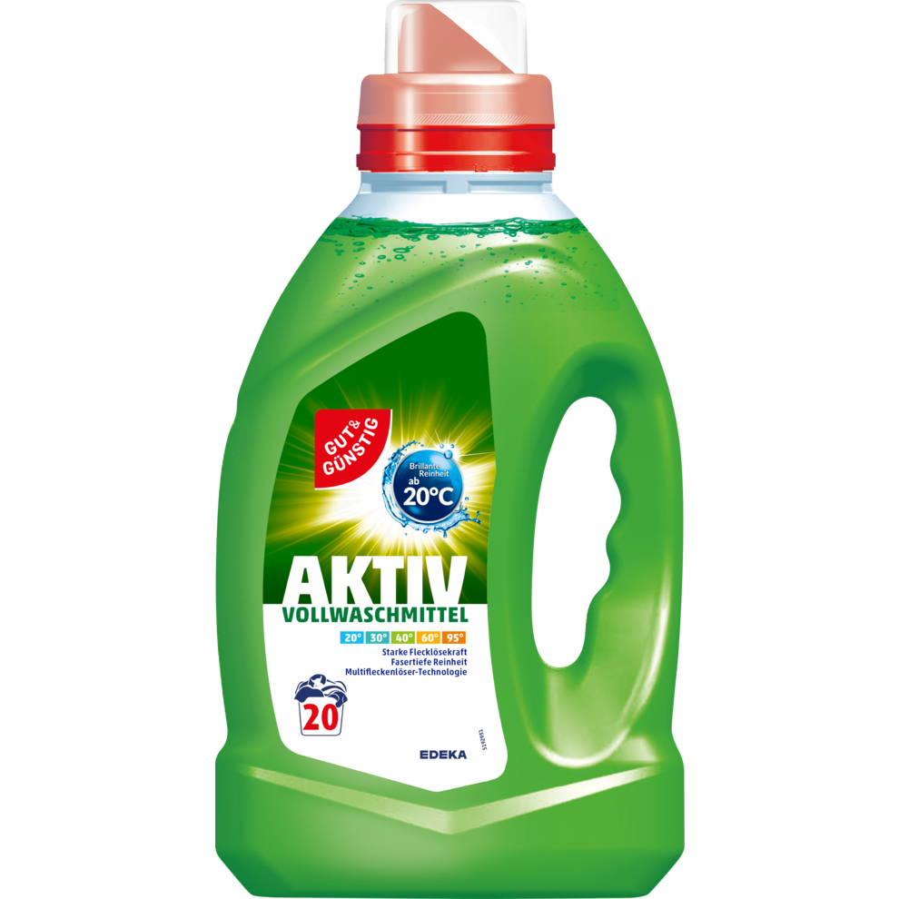 Aktiv Vollwaschmittel, 20 WL