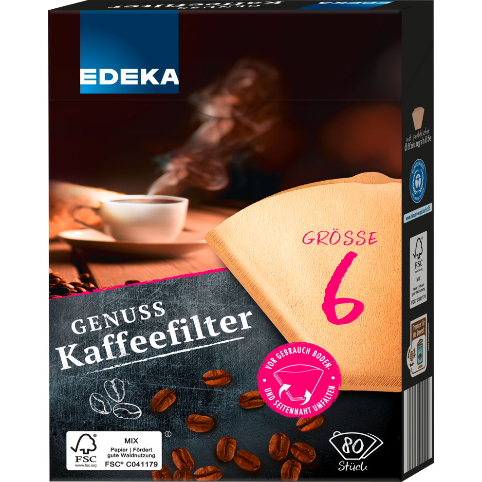 Kaffeefilter Größe 6