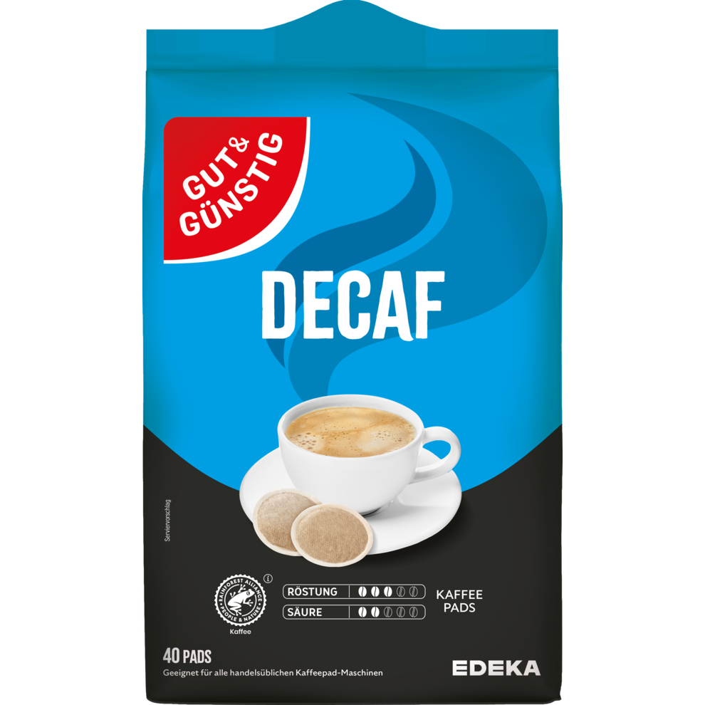 Kaffee-Pads Decaf
