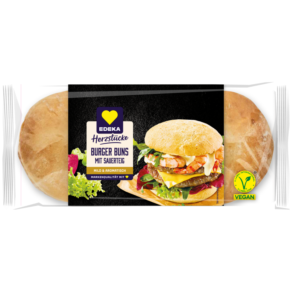 Sauerteig Burger Buns