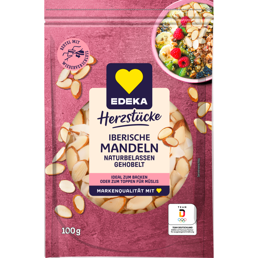 Iberische Mandeln, naturell, gehobelt
