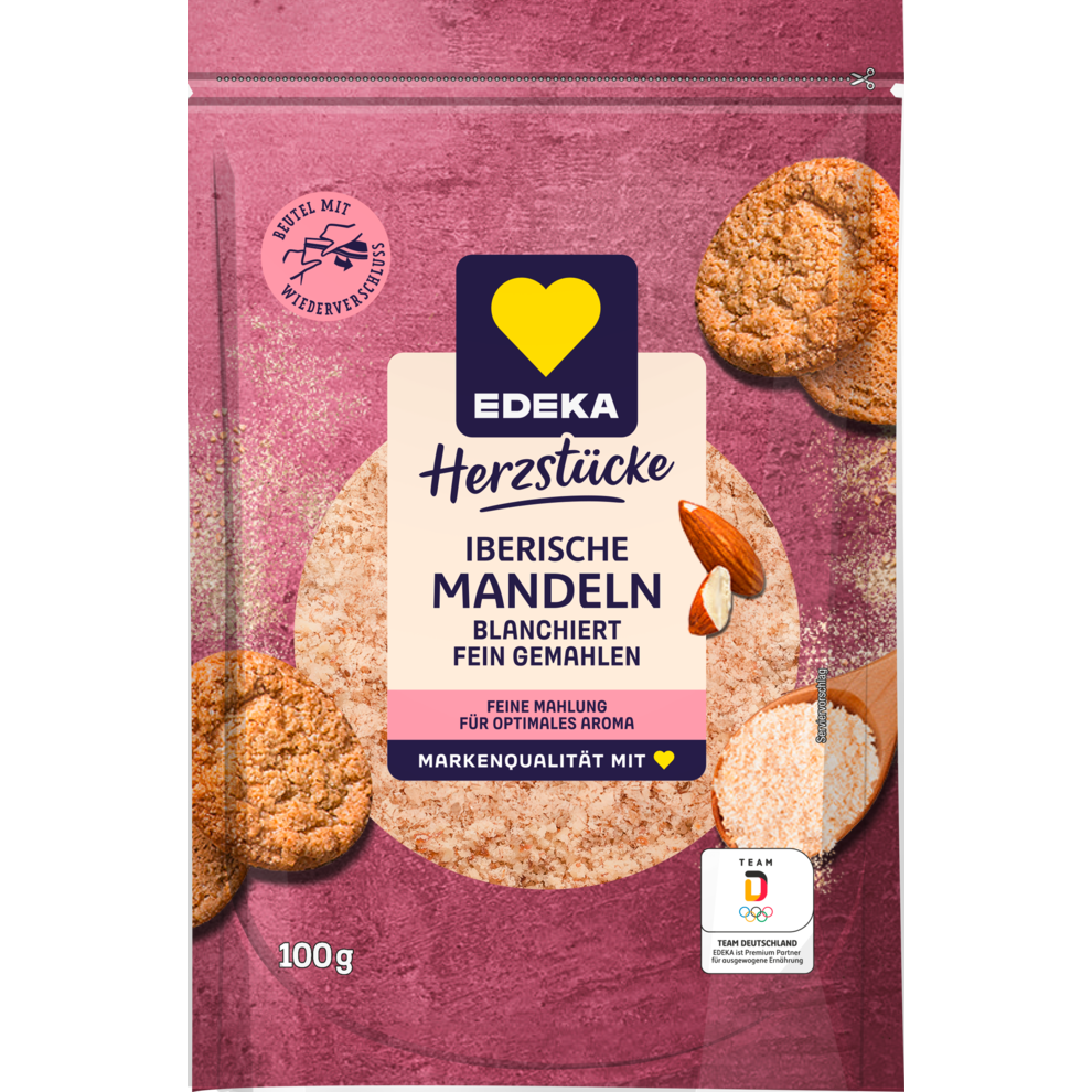 Iberische Mandeln, blanchiert, gemahlen