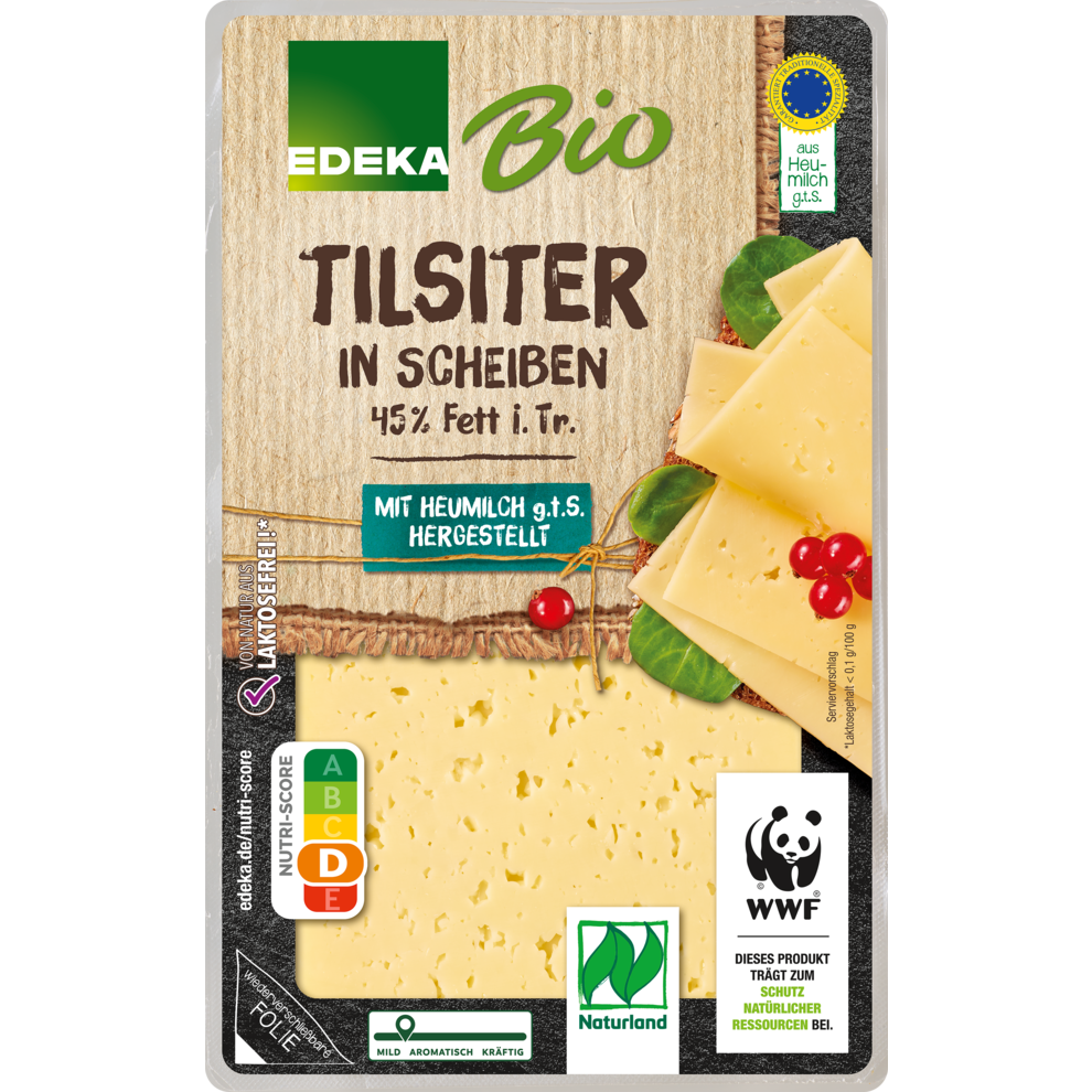 Tilsiter in Scheiben 45% Fett i. Tr.