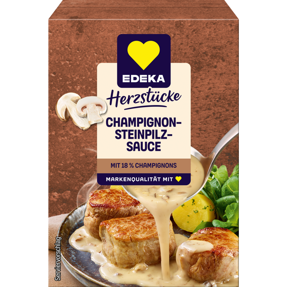 Champignon-Steinpilz-Sauce