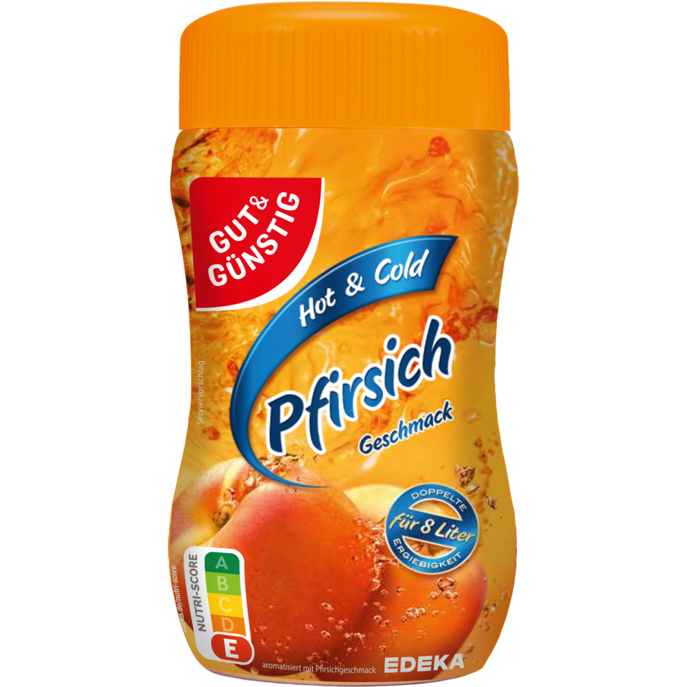Pfirsich-Teegetränk