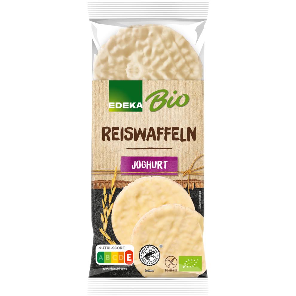 Reiswaffeln mit Joghurtüberzug