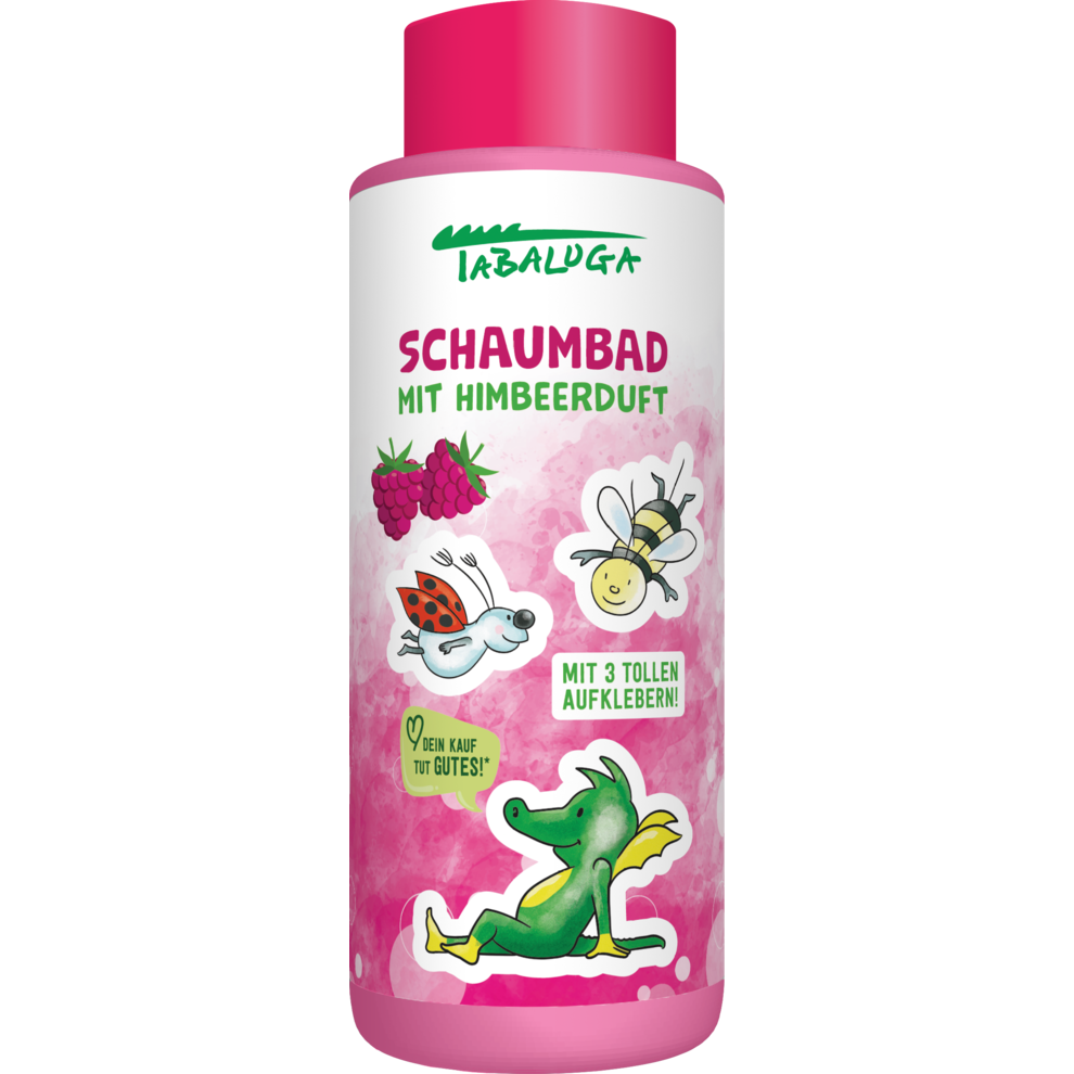 Schaumbad mit Himbeerduft