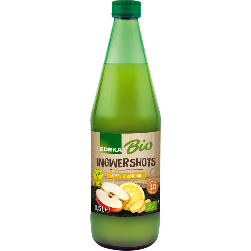 Ingwershots Apfel & Zitrone