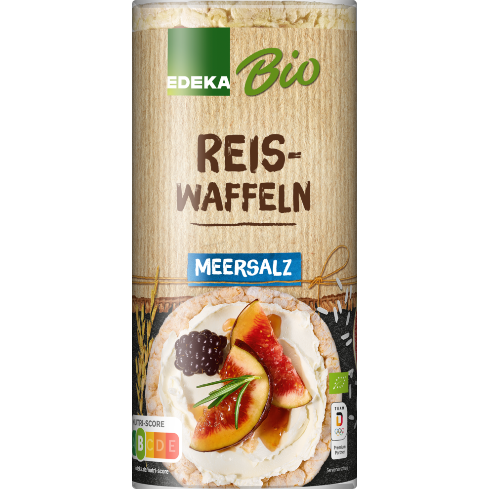 Reiswaffeln mit Meersalz