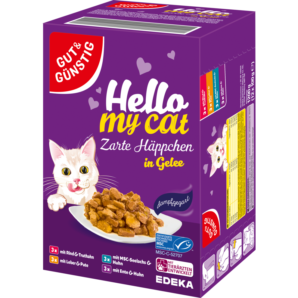 Zarte Häppchen in Gelee