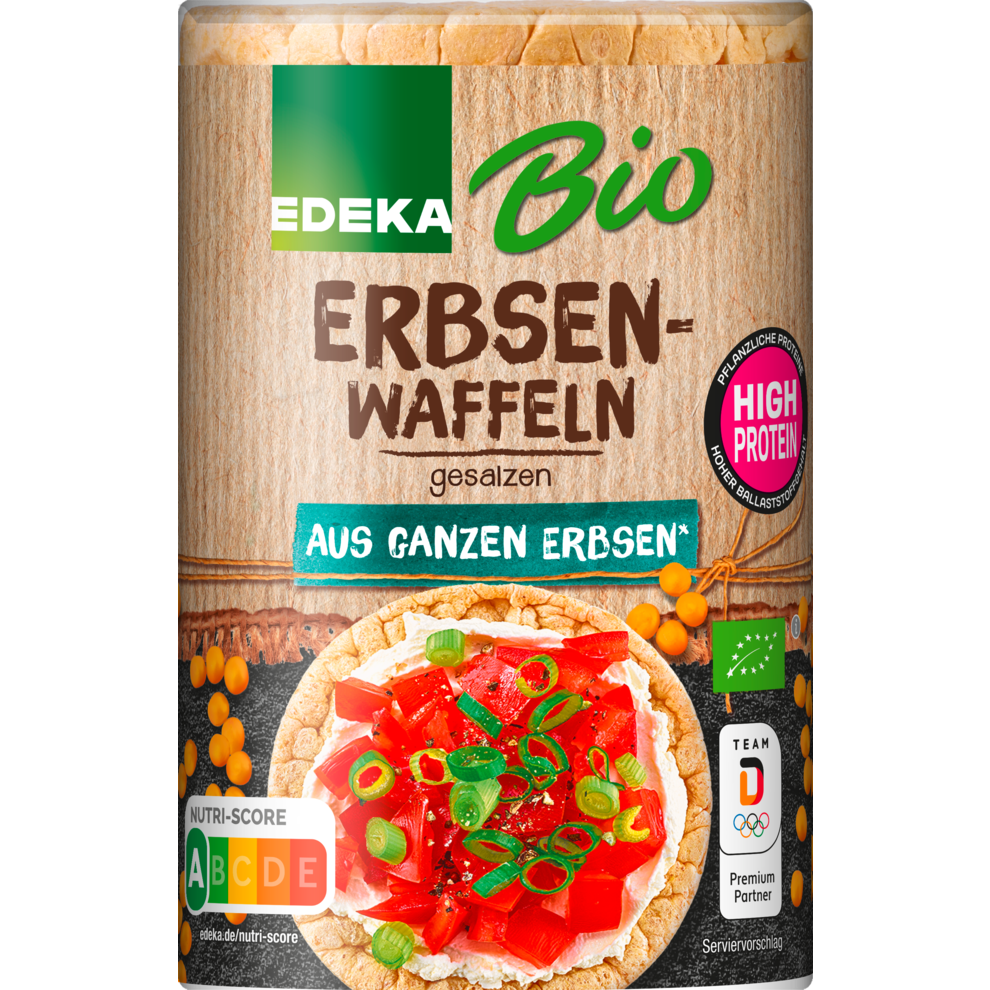 High Protein Erbsen-Waffel