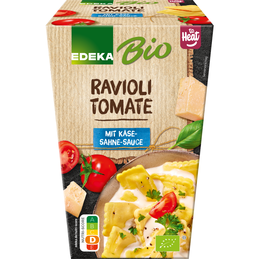 Ravioli Tomate mit Käse-Sahne-Sauce