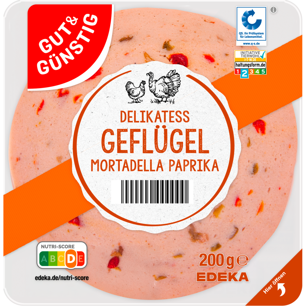 Geflügel-Mortadella Paprika