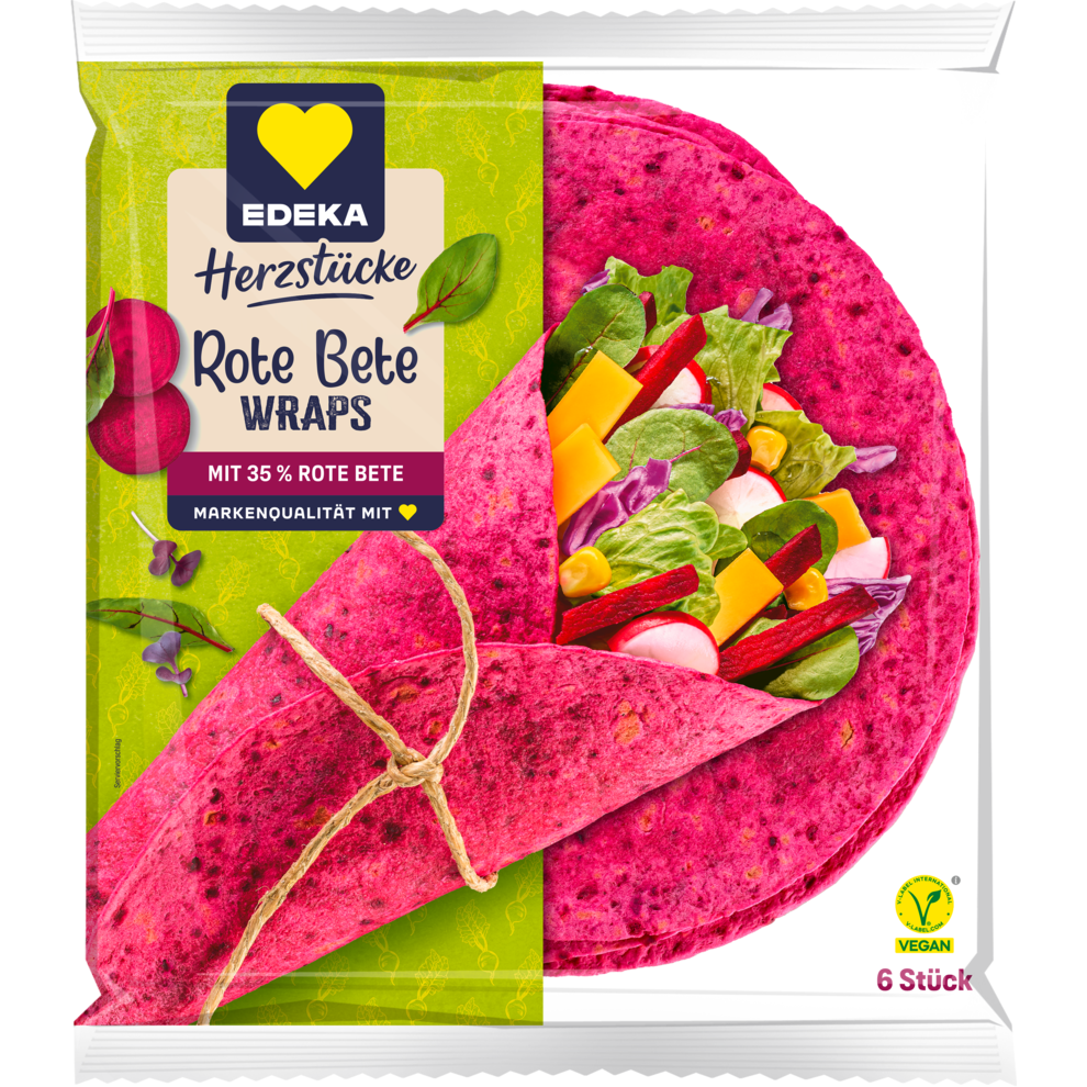 Rote-Beete-Wraps