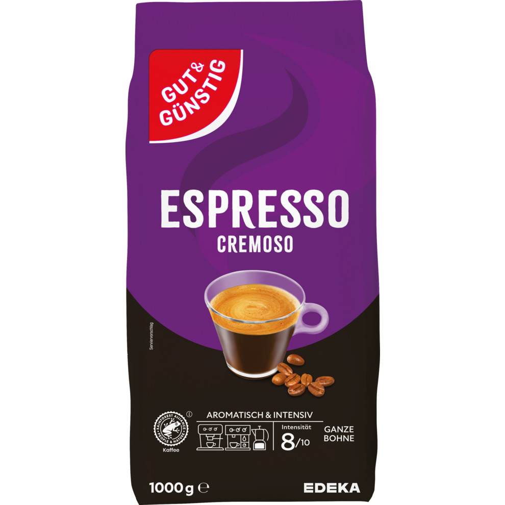Espresso Cremoso, ganze Bohne