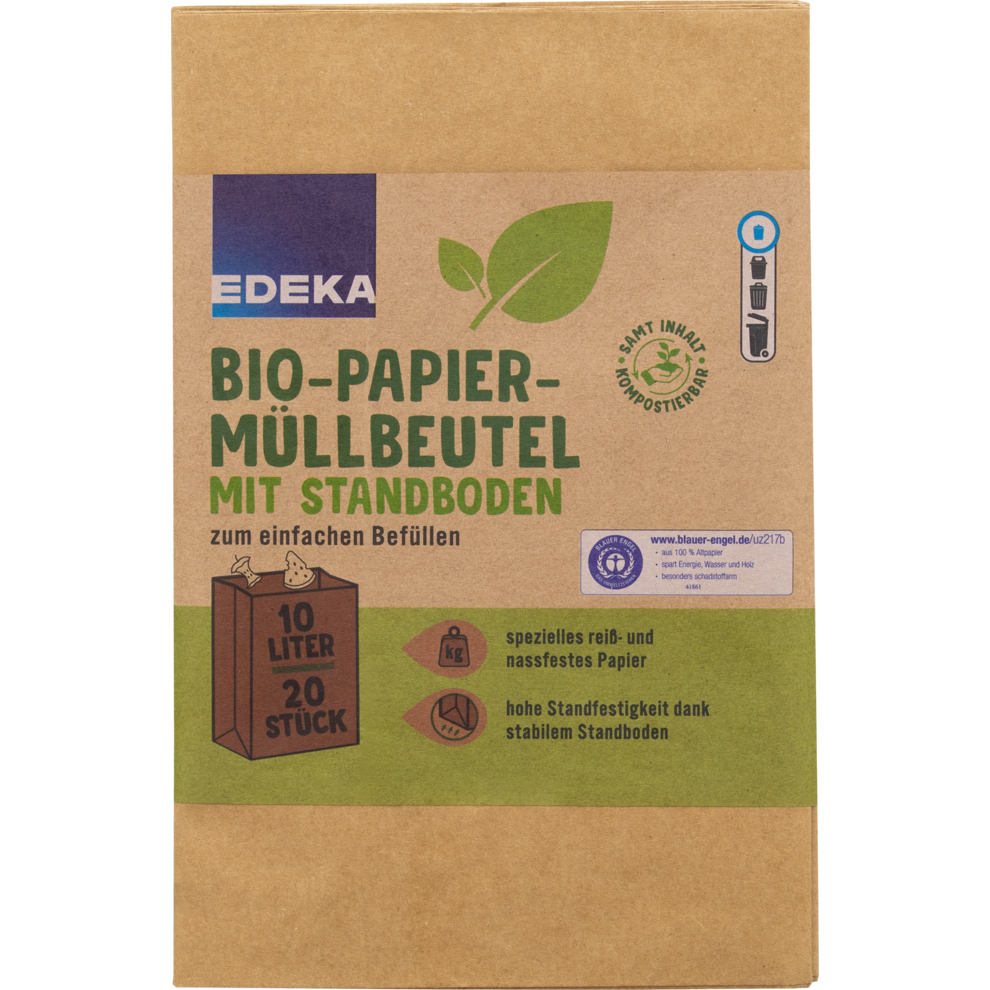 Bio-Müll Papierbeutel 10 Liter