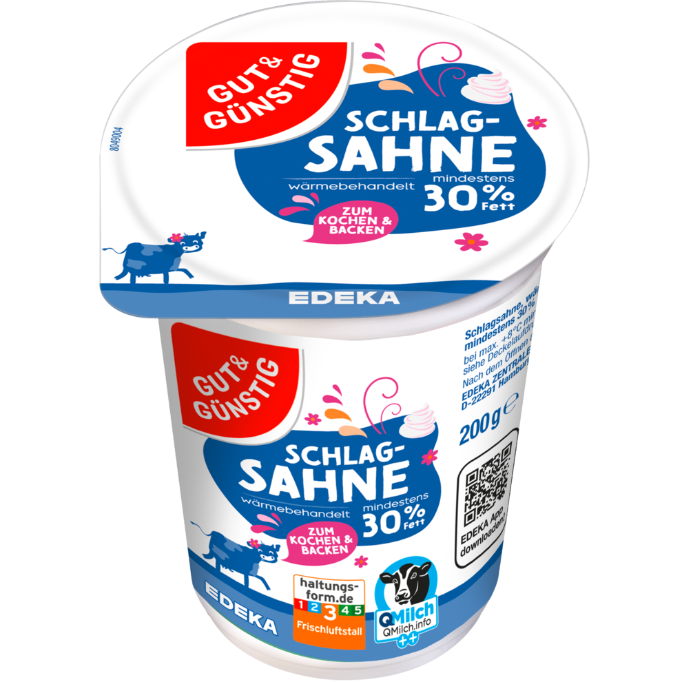 Frische Schlagsahne