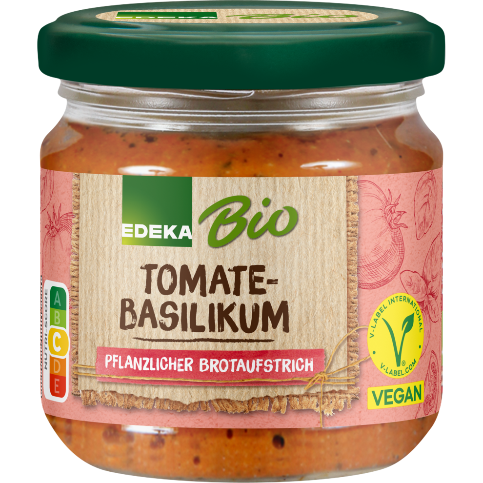 Streichcreme Tomate-Basilikum