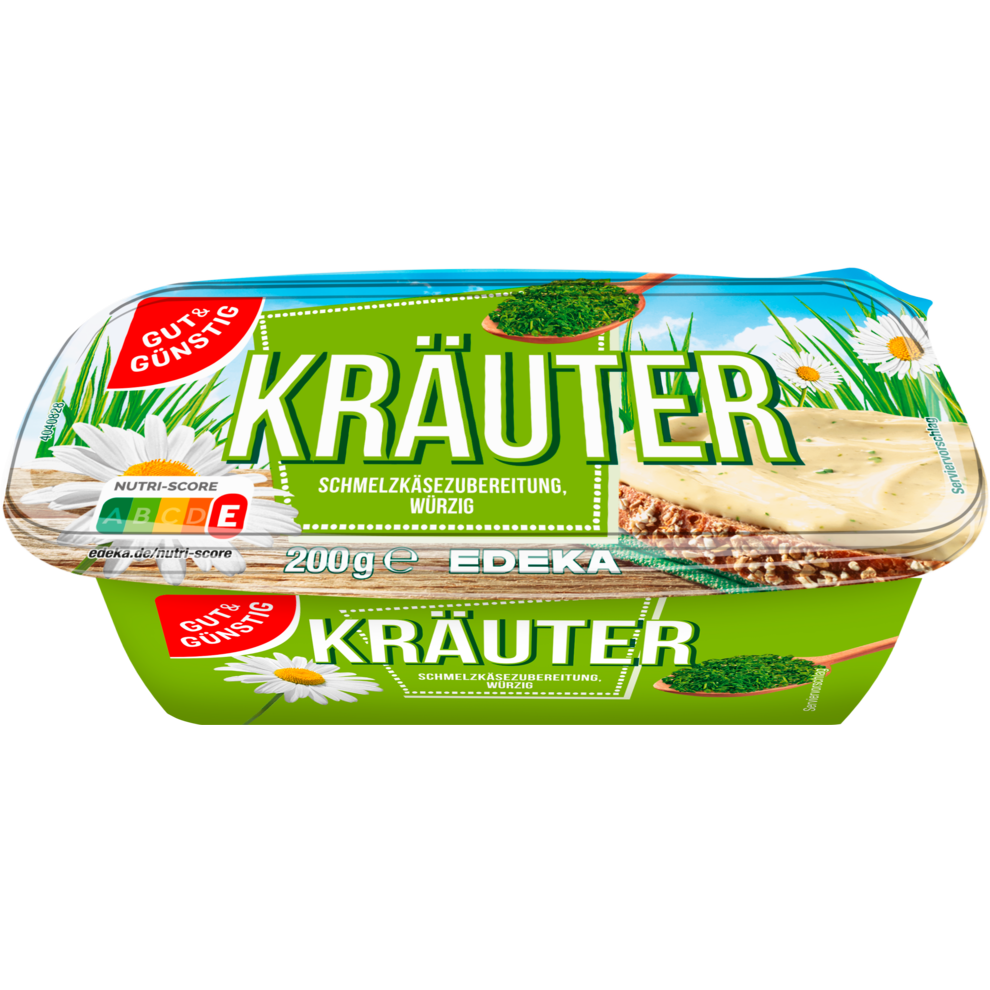 Schmelzkäsezubereitung Kräuter 50% Fett i.Tr.