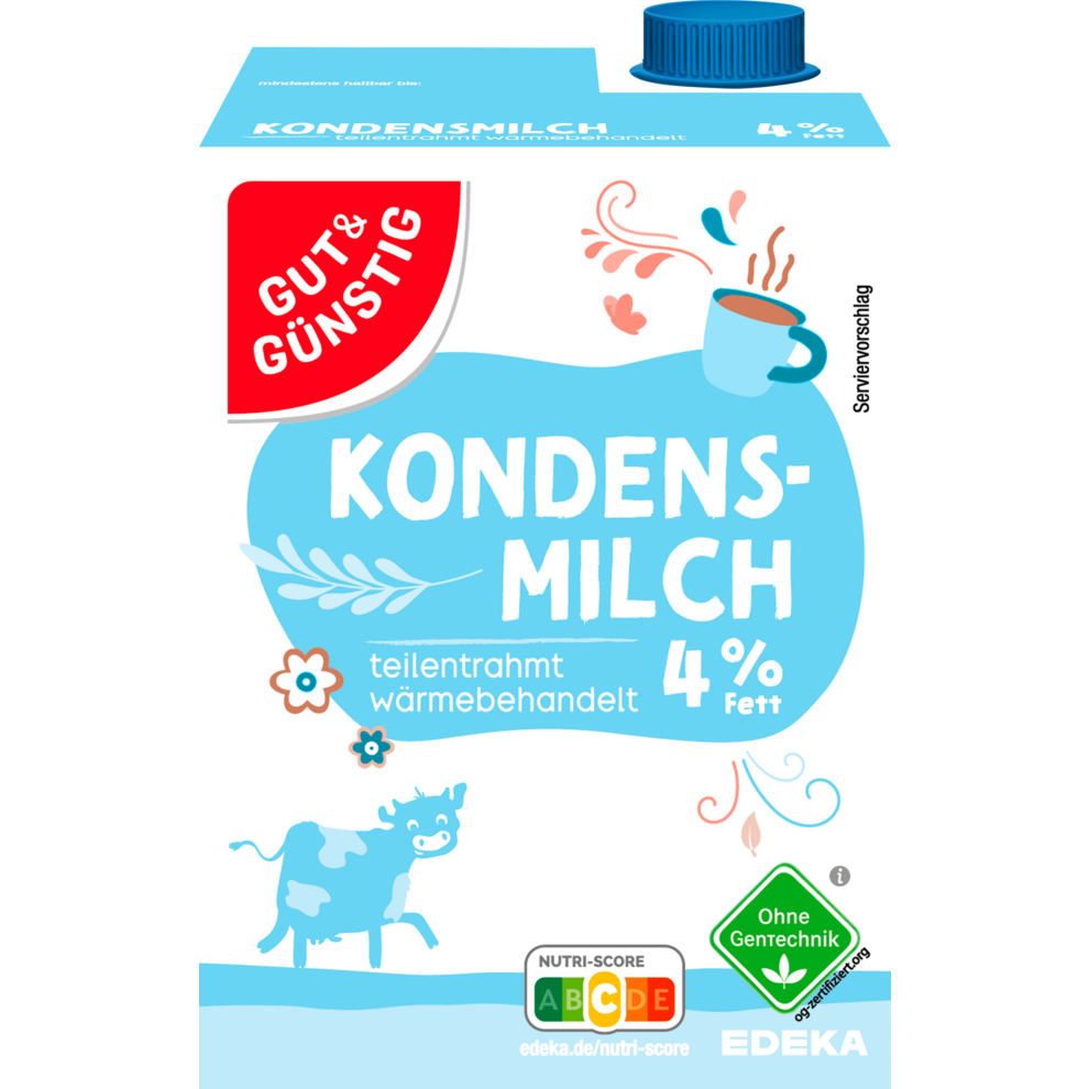 Kondensmilch 4% Fett