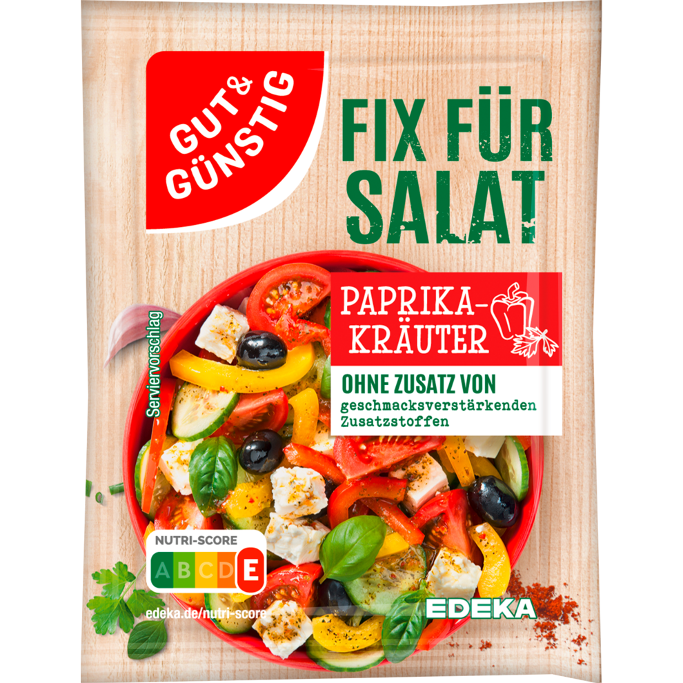 Fix für Salat, Paprika-Kräuter