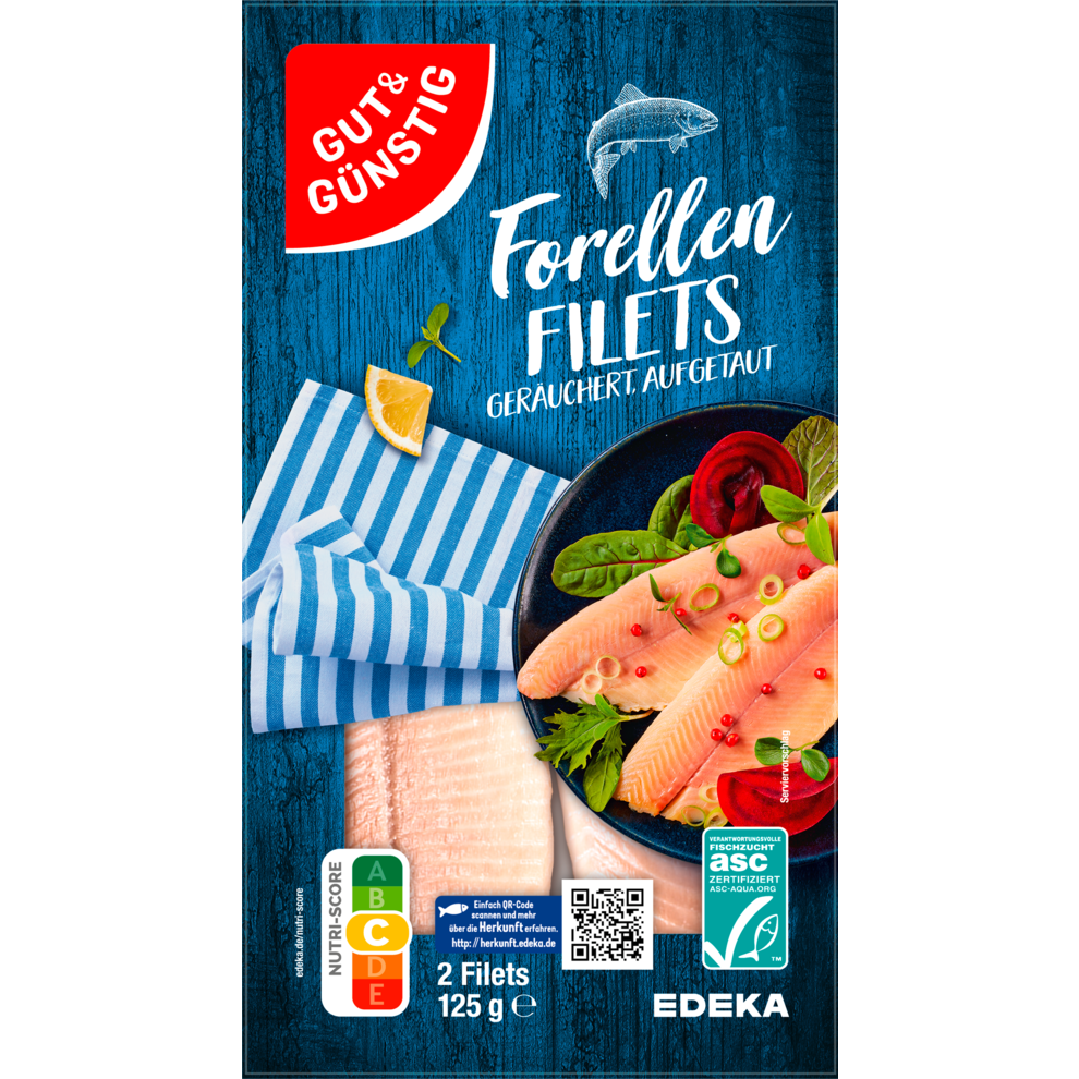 Forellenfilets geräuchert