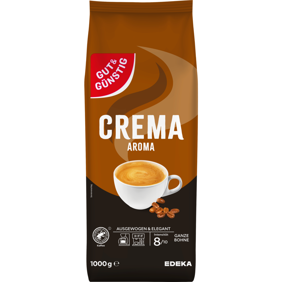 Crema Aroma, ganze Bohne