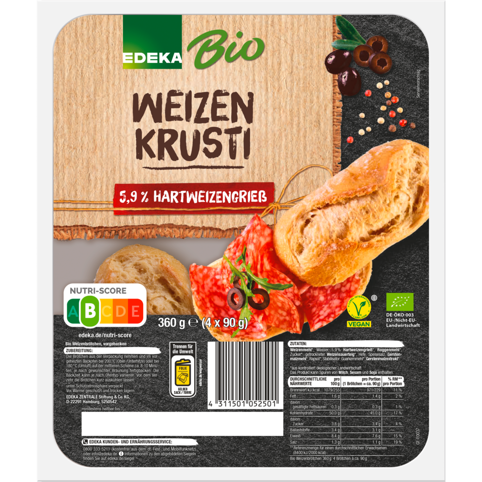 Weizen Krusti