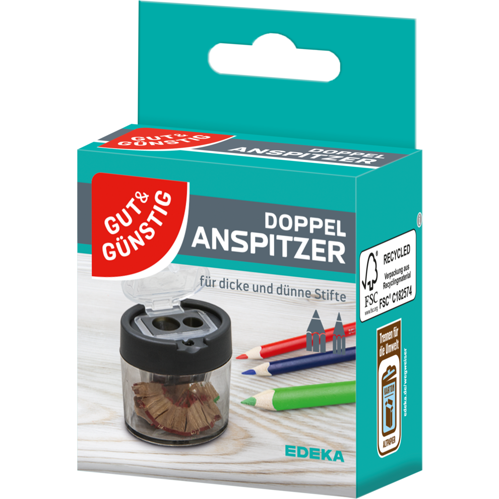Doppelanspitzer