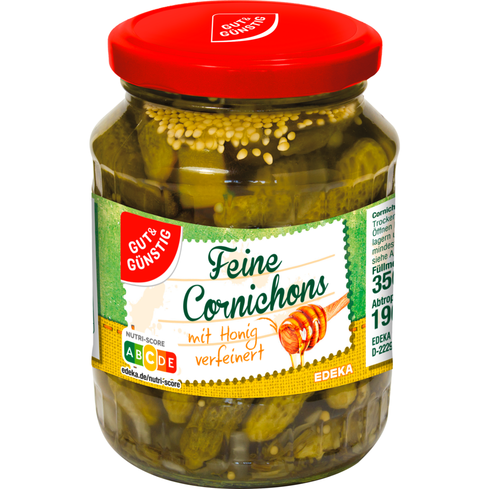 Cornichons mit Honig